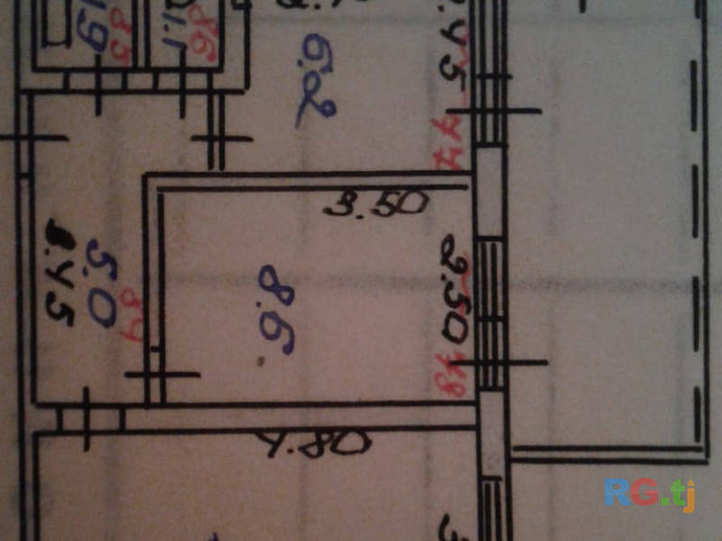 2-комн. квартира, 37,7 м² 5 этаж на продажу