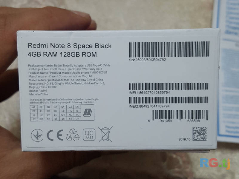 Redmi note 8