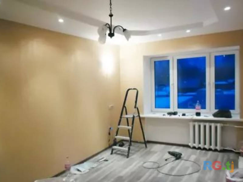 Штукатурка, шпаклевка, обои, сантехника, кафель, все под ключ