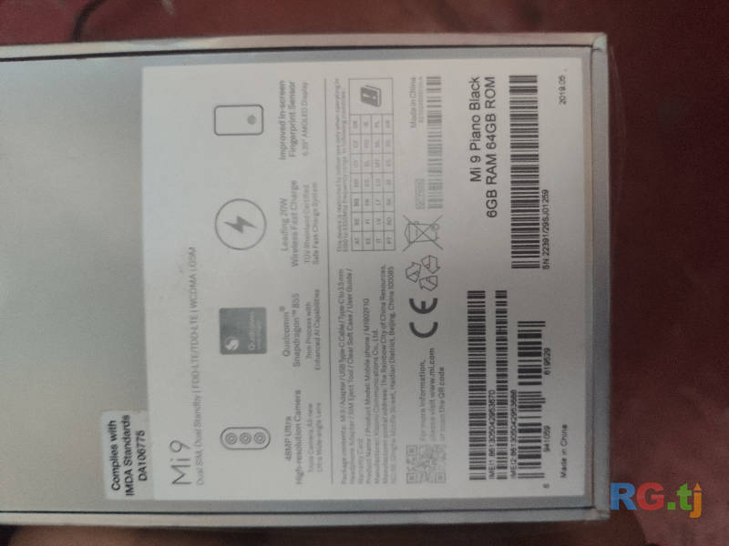 Xiaomi mi 9 6/64