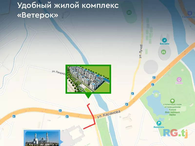 1-комн. квартира, 61.1 м² 4 этаж на продажу
