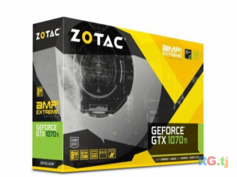 Видеокарта Zotac Geforce GTX1070TI 8192MB AMP EXTREME