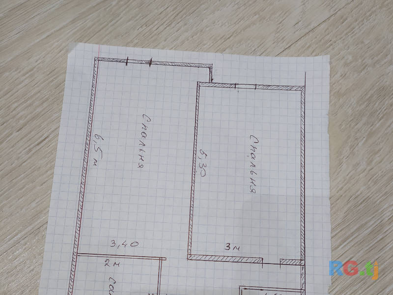 2-комн. квартира, 63 м² 12 этаж на продажу