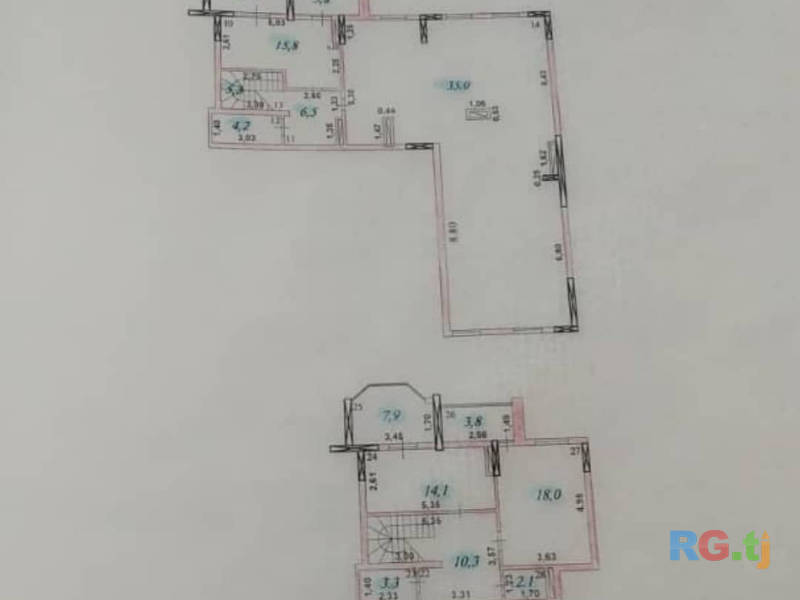 3-комн. квартира, 230 м² 17 этаж на продажу
