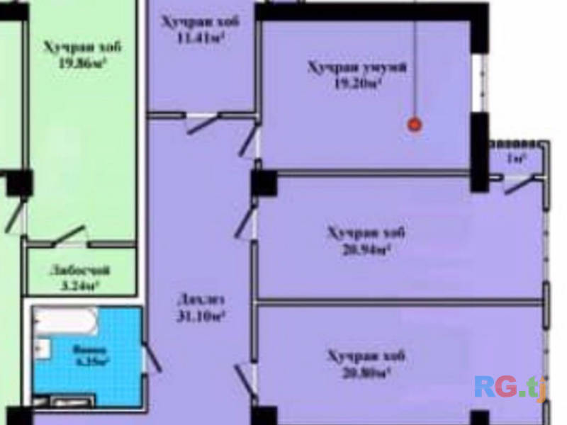 4-комн. квартира, 140 м² 11 этаж на продажу