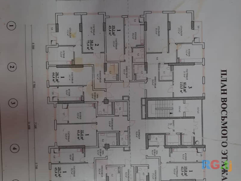 1-комн. квартира, 46 м² 15 этаж на продажу