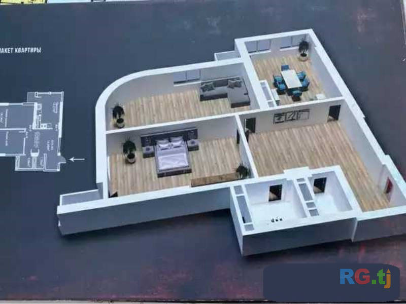 2-комн. квартира, 68.8 м² 10 этаж на продажу