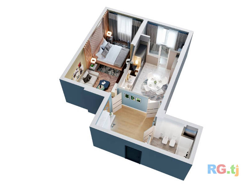 2-комн. квартира, 91.60 м² 8 этаж на продажу