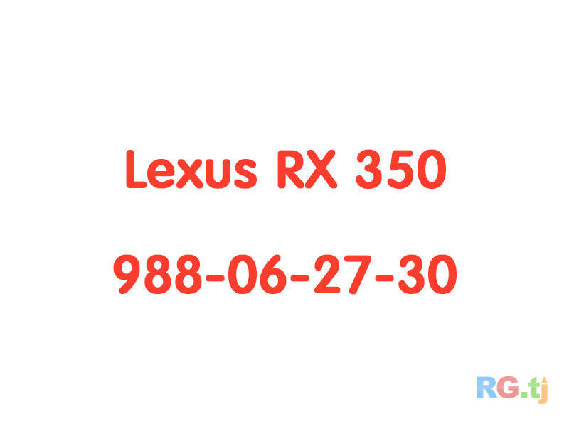 Lexus RX 350 Душанбе 3.5 2008 г.