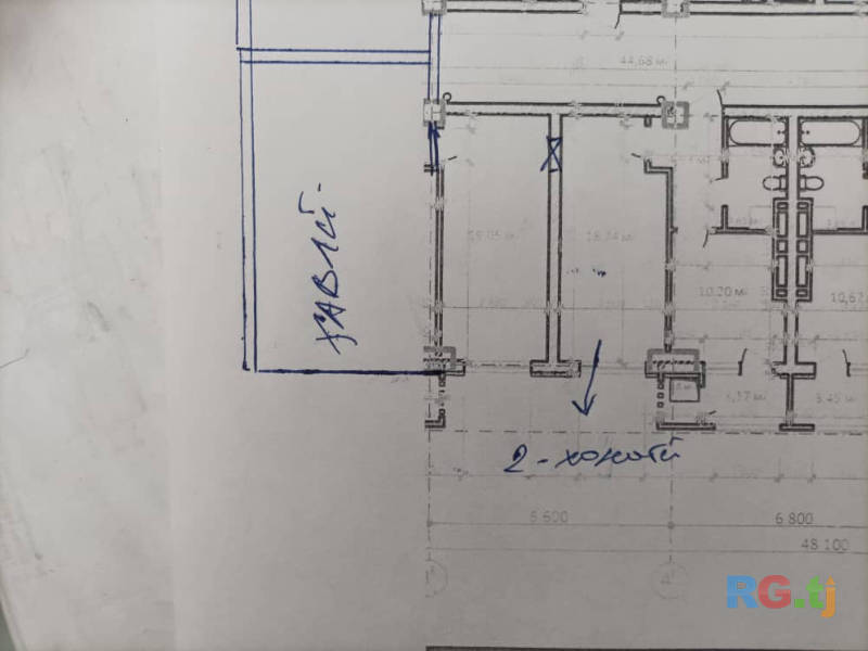 2-комн. квартира, 121 м² 18 этаж на продажу
