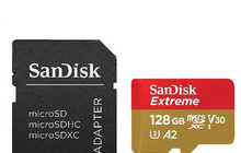 Карта памяти SanDisk Extreme microSDXC 128GB