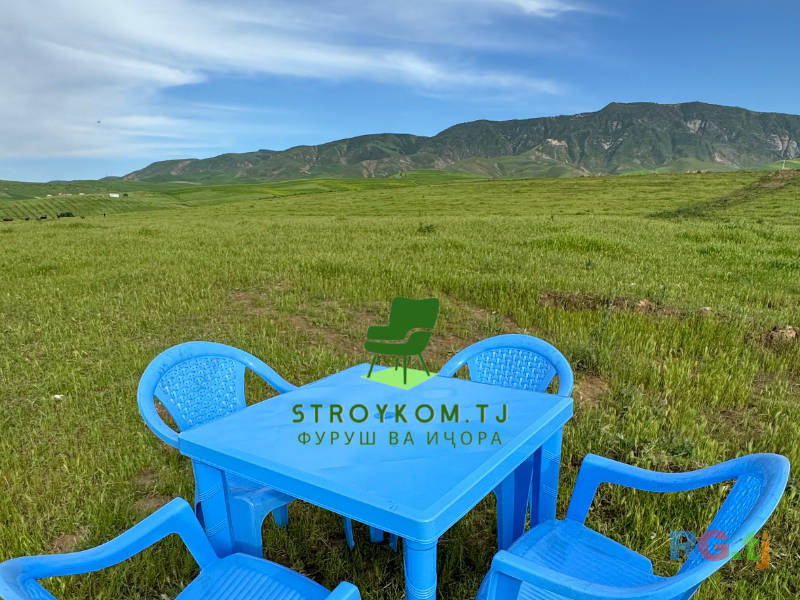 Пластиковые столы и стулья
