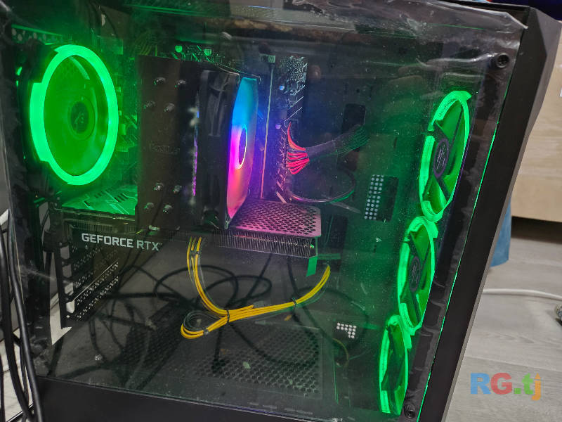 Игровой персональный компьютер i5-12400f/rtx 3060 12gb/2tb ssd/4tb hdd/ 16gb/Монитор HP 22f 75герц