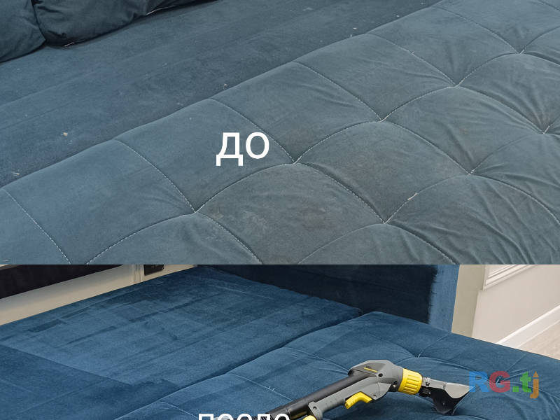 Химчистка мягкой мебели у вас дома