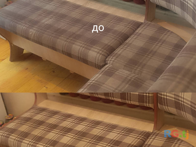 Химчистка мягкой мебели у вас дома