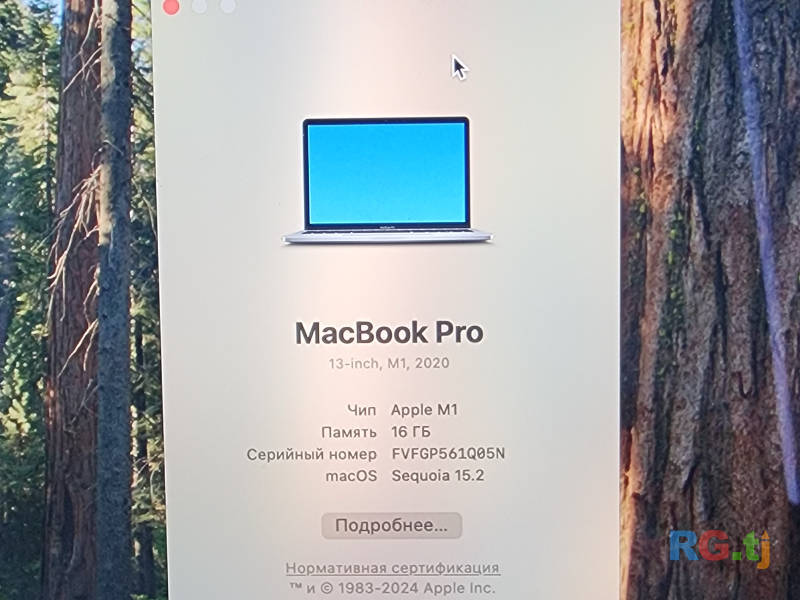 Ноутбук Macbook Pro 13 M1 16GB/256Gb