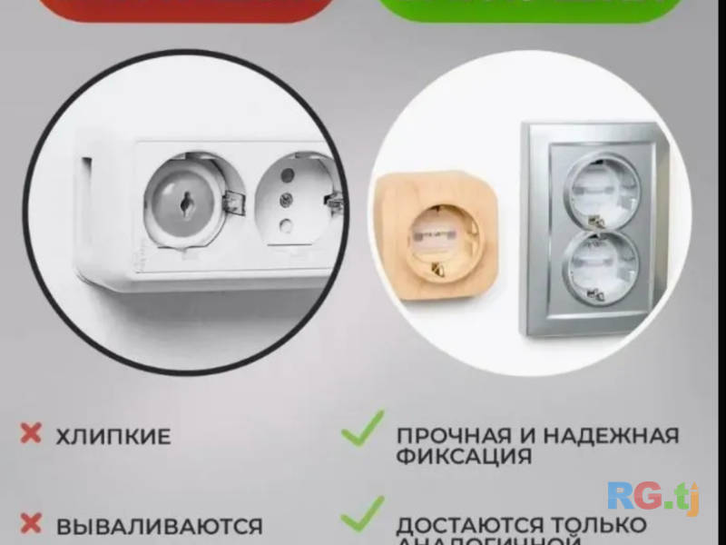 Заглушка на розетки для защиты от тока
