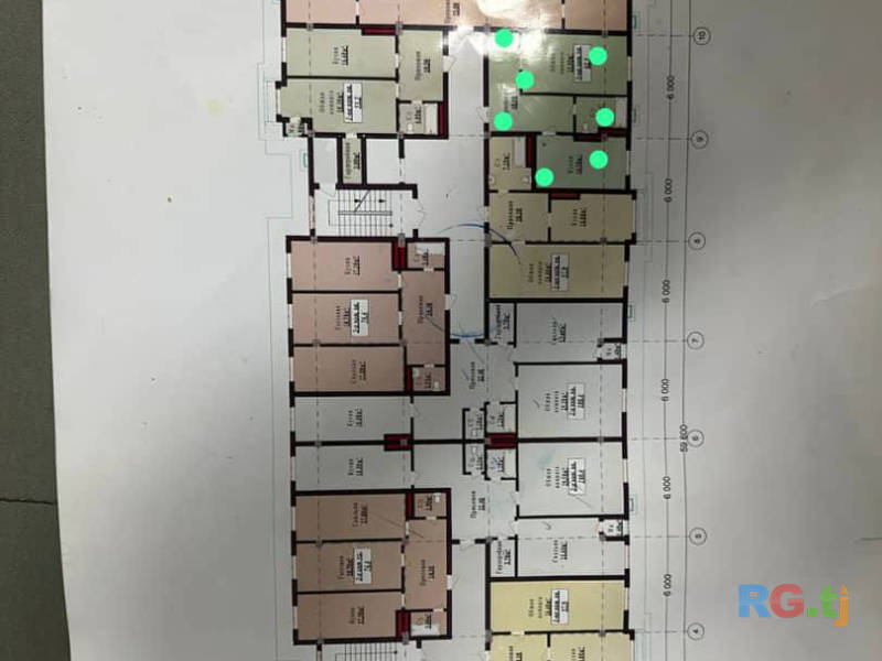 2-комн. квартира, 63 м² 6 этаж на продажу