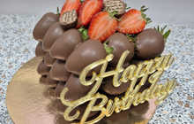 Торт клубника в шоколаде