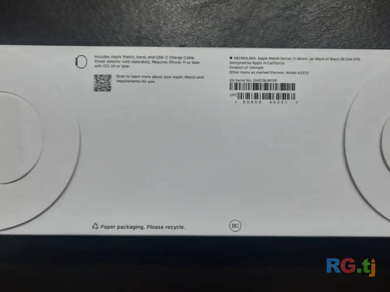 Смарт часы Apple Watch Series 11 , 46 mm Jet Black AL Black