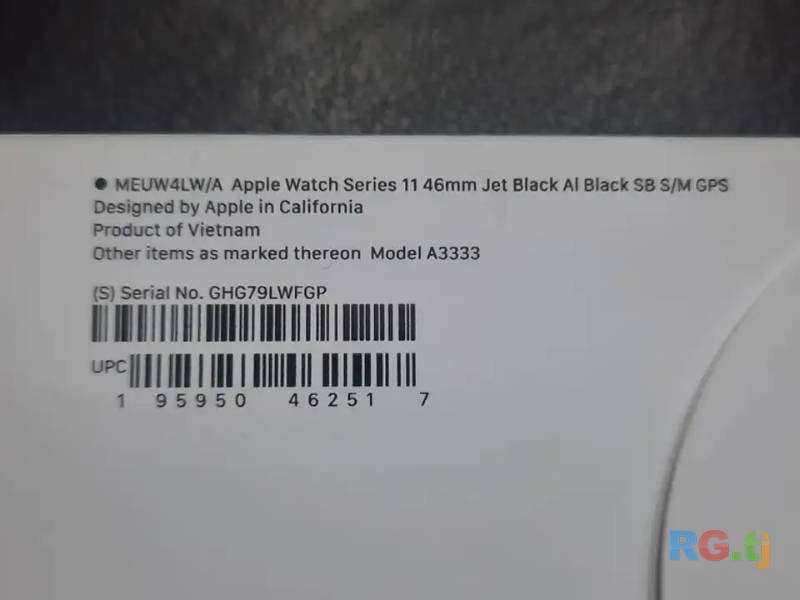 Смарт часы Apple Watch Series 11 , 46 mm Jet Black AL Black