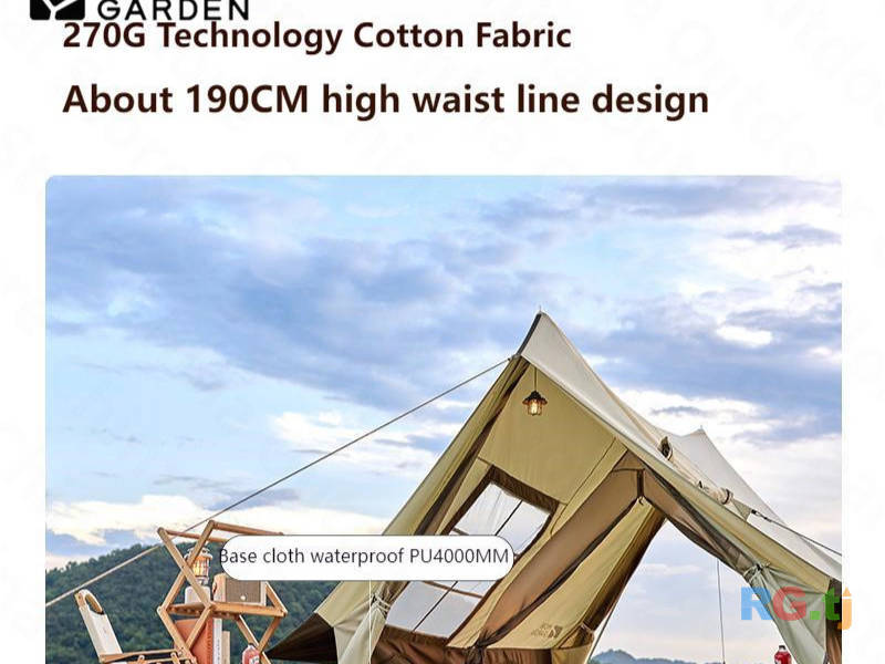 Mobi Garden ERA 190 tent NX2261044 просторная кемпинговая палатка.