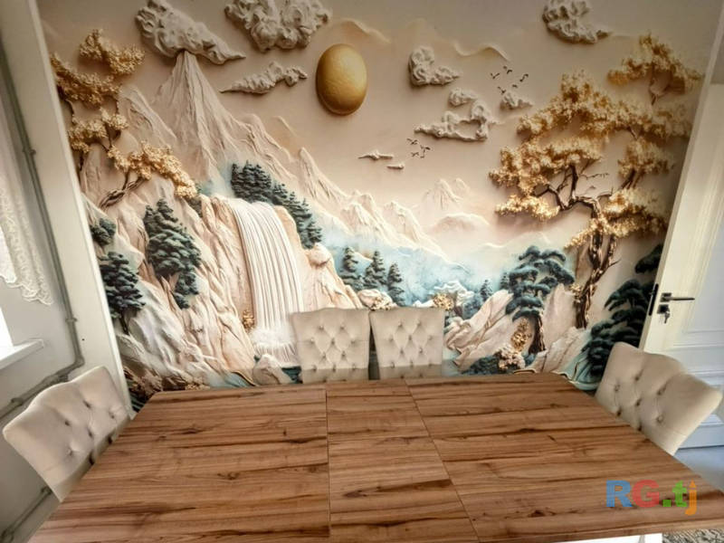 Стол со стульями на 6 человек