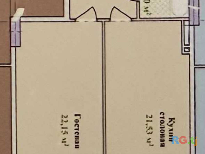 2-комн. квартира, 72 м² 13 этаж на продажу
