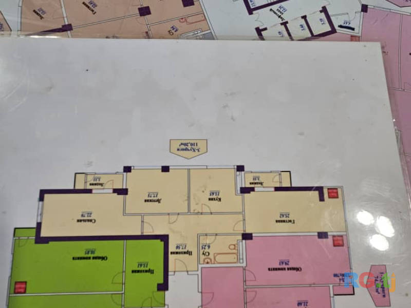 3-комн. квартира, 110 м² 11 этаж на продажу