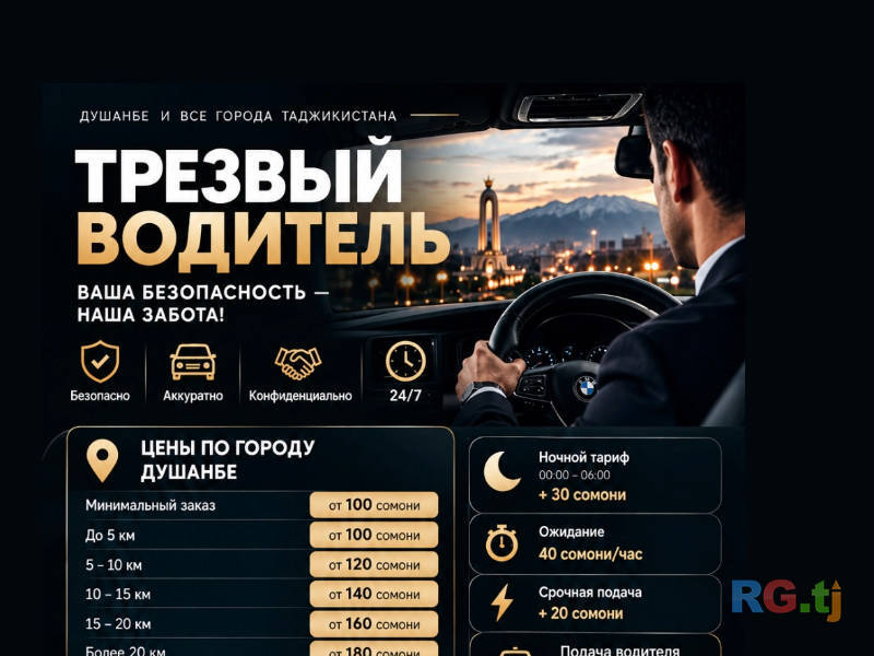 Трезвый водитель 24/7